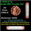 Image 1 : Shotgun Lincoln 1c roll, 1960-d 50 pcs Bank Wrapper.
