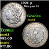 Image 1 : 1921-p Morgan Dollar $1 Grades Select Unc
