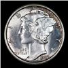 Image 2 : 1927-p Mercury Dime 10c Graded ms65+ fsb BY SEGS