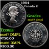 1964 Canada Dollar $1 Grades GEM++ DMPL