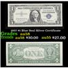 1957 $1 Blue Seal Silver Certificate Grades Choice AU/BU Slider