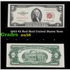 1953 $2 Red Seal United States Note Grades Choice AU/BU Slider