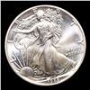 Image 2 : 1989-p Silver Eagle Dollar $1 Grades GEM+++ Unc