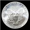 Image 3 : 1989-p Silver Eagle Dollar $1 Grades GEM+++ Unc