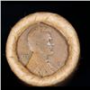 Image 2 : Mixed small cents 1c orig shotgun roll, 1919-d Wheat Cent, 1890 Indian Cent other end, Brinks Wrappe