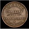 Image 2 : 1863 Not One Cent Civil War Token 1c Grades xf details