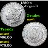 Image 1 : 1880-s Morgan Dollar $1 Grades Select Unc