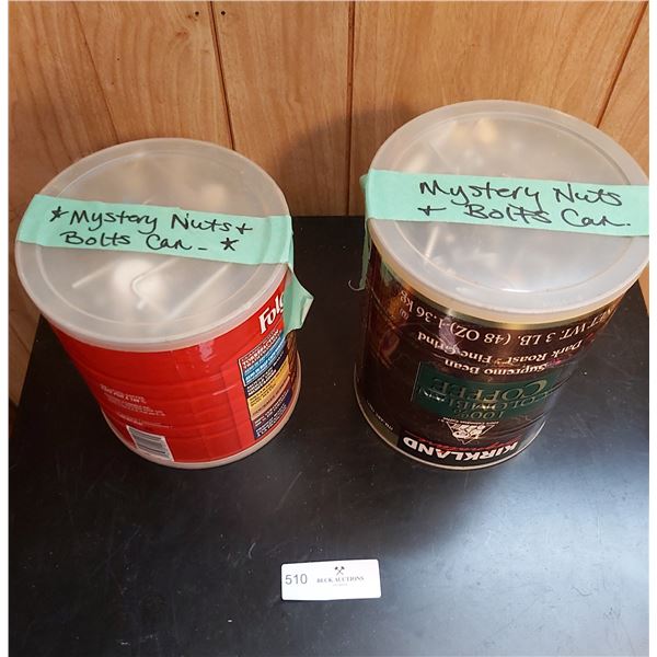 2 Mystery Cans of Nuts and Bolts