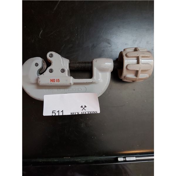 Ridgid Screw Feed Tubing Cutter No. 15
