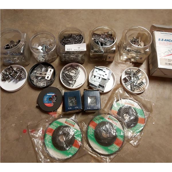 Assorted Hardware and Tool Accessories