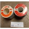 Image 1 : 2 Spools Canadian Metal Wire Solder 3mm
