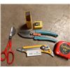 Image 1 : Roberts Duckbill Napping Shears, Olfa Blade Cutter, Gardena Shears, Measuring Tape & More