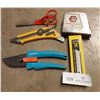 Image 1 : Solingen Duckbill Napping Shears, Olfa Blade Cutter, Gardena Shears, Measuring Tape & More