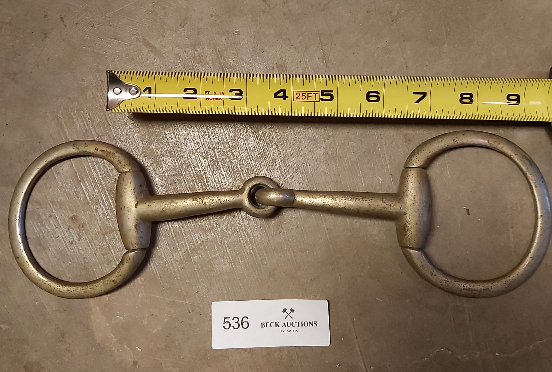 6" Horse Bit Beck Auctions Inc.