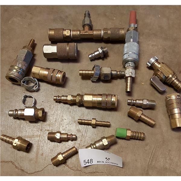 Large Assortment of Air Hose Fittings and More