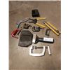 Image 1 : 5" Rubber Round It Tool (Outside Corner Tool), Assorted Clamps and More