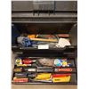 Image 1 : Rubbermaid Plastic Tool Box with Contents