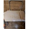 Image 2 : Height Adjustable Lumex Shower Chair 30 1/2" long x 19 1/2 Deep