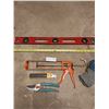 Image 3 : Cox Calking Gun, Work Gloves, Measuring tape, Olfa Knife, Level & Gardena Shears