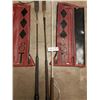 Image 2 : Pair of Leather Boot Covers & 3 Riding Crops