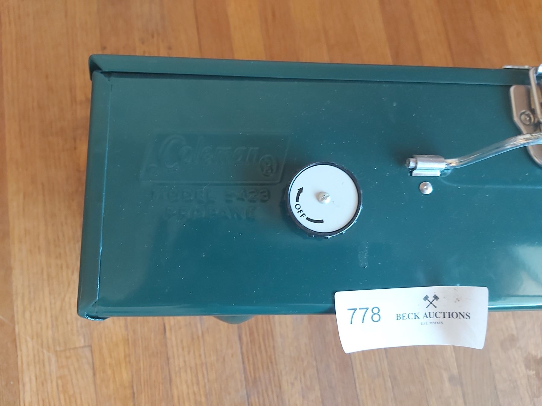 Coleman Camping Stove Model 5423 Beck Auctions Inc.