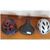 Image 1 : Troxel Bike Seat 10" Wide x 11" Long, Raleigh Bike Helmut and Youth Size Helmut