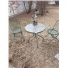 Image 1 : Bistro Table & 2 chairs with Statue