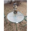Image 2 : Bistro Table & 2 chairs with Statue