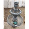 Image 2 : Garden Fountain (Not Tested) 31" in diameter x  52: High