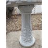 Image 4 : Concrete Bird Bath  22" Diameter x 27" High