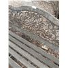 Image 2 : Decorative Iron Back and Leg Garden Bench, Needs some TLC