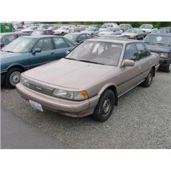 88 TOYOTA CAMRY 5SPD 4DR EXMT.                                        