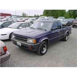 91 MAZDA B2600 5SPD P/U EXMT.                                         