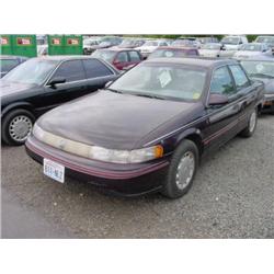 92 MERCURY SABLE 4DR EXMT.                                            
