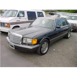 86 MERCEDES 560SEL 4DR EXMT.                                          