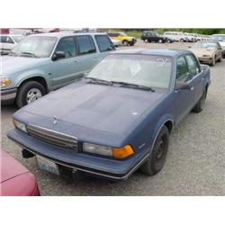 89 BUICK CENTURY 4DR EXMT.                                            