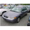 Image 1 : 95 MERCURY MYSTIQUE 4DR PREV INS CLAIM 107,374 ACTUAL                 
