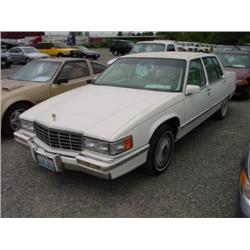 *91 CADILLAC FLEETWOOD 4DR EXMT.                                      