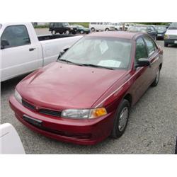 97 MITSUBISHI MIRAGE 5SPD 4DR PREV INS CLAIM 137,451 UNKN.            