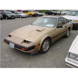 85 NISSAN 300ZX 2DR EXMT.                                             