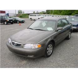 00 MAZDA 626 4DR PREV INS CLAIM 71,095 UNKN.                          