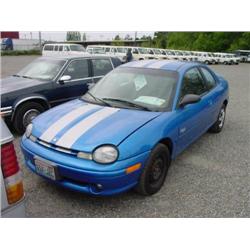 99 DODGE NEON RT 5SPD 2DR 51,518 ACTUAL                               