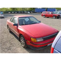 86 TOYOTA CELICA GTS 5SPD 2DR EXMT.                                   