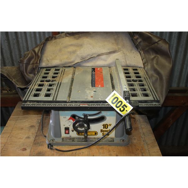Trade Master 10" table saw c/w stand