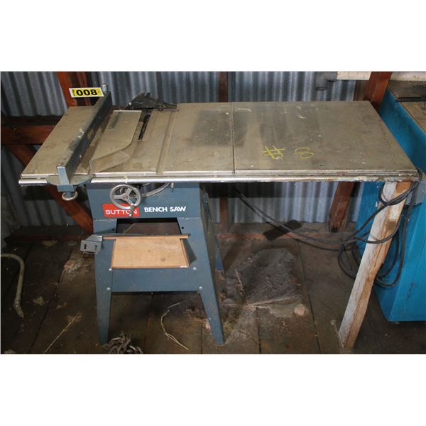 Sutton bench saw with stand
