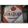 Image 1 : Coraplast Molson Canadian sign. Approx. 4'x4'