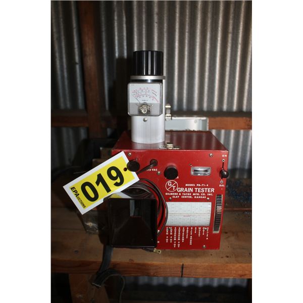 Gilmore & Model PB-71-4 grain tester and Farmi 35 field tester