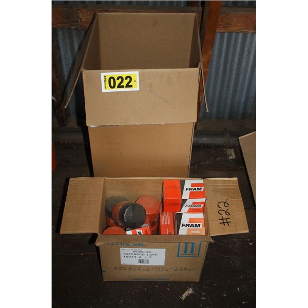 Qty of assrt. Fram oil filters