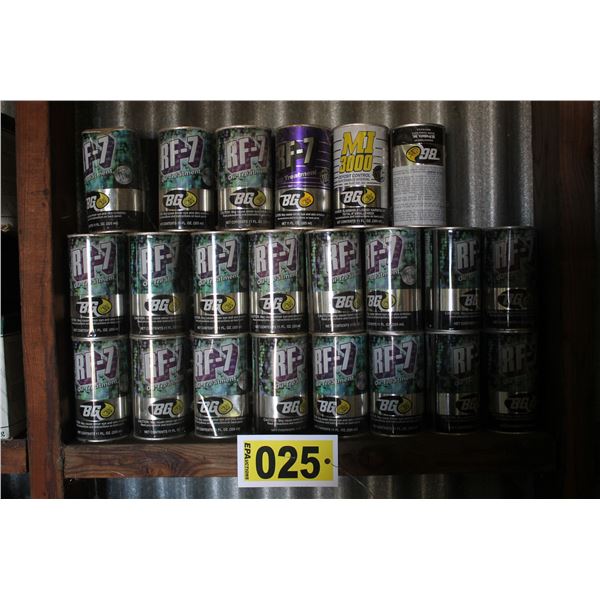 Approx. 22 cans of RF-7 oil treatment