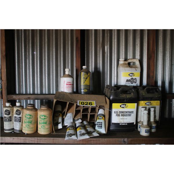 Wheel bearing grease, tire lube, fifth wheel lube, had concentrate